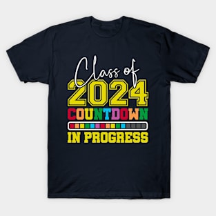 Retirement Class Of 2024 Countdown In Progress T-Shirt